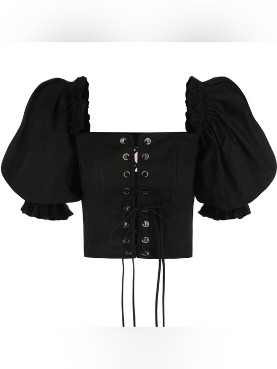 Selkie Tops - Selkie Raven Ella Corset size S